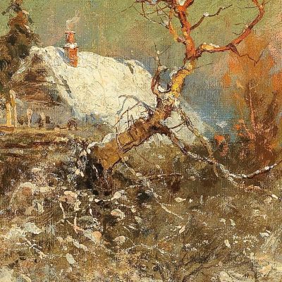 Winter On The Baltic Coast Julius Sergius Klever jsk28 canvas print