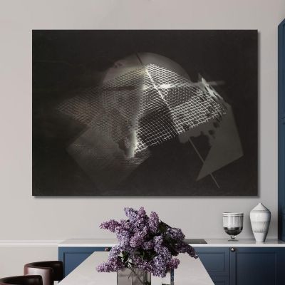 Photogram László Moholy-Nagy lmn19 canvas print 