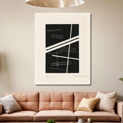 Untitled Composition László Moholy-Nagy lmn42 canvas print 