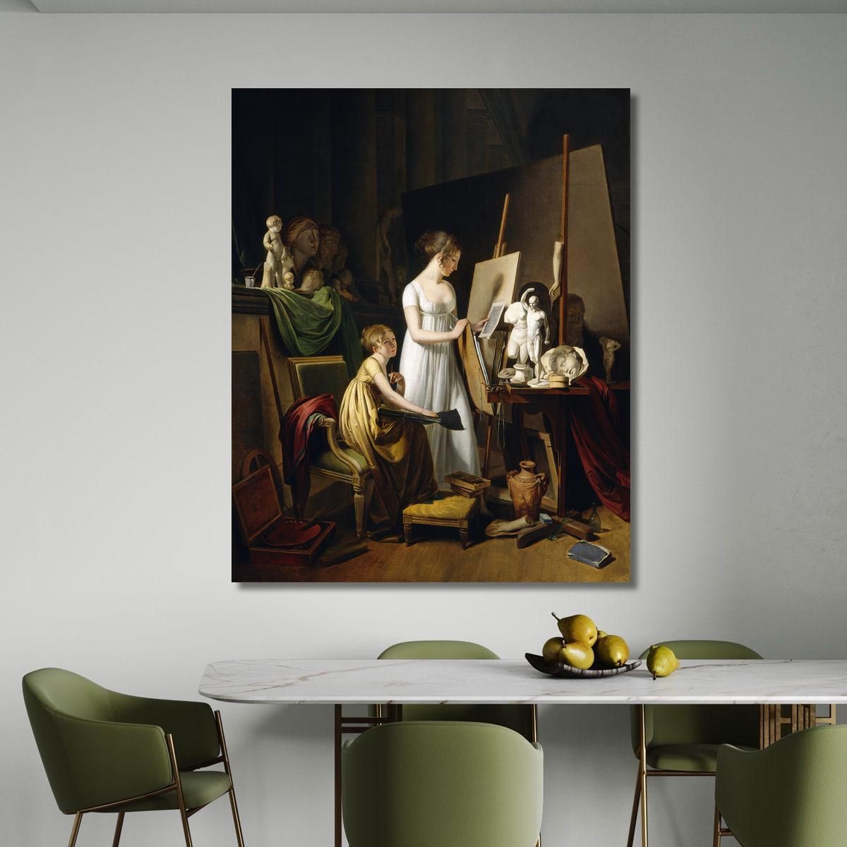 A Painter'S Studio Louis Léopold Boilly llb1 canvas print 