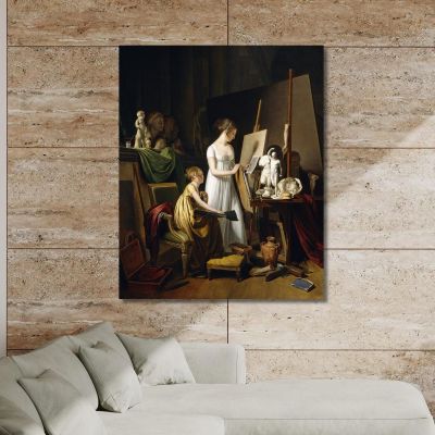 A Painter'S Studio Louis Léopold Boilly llb1 canvas print 
