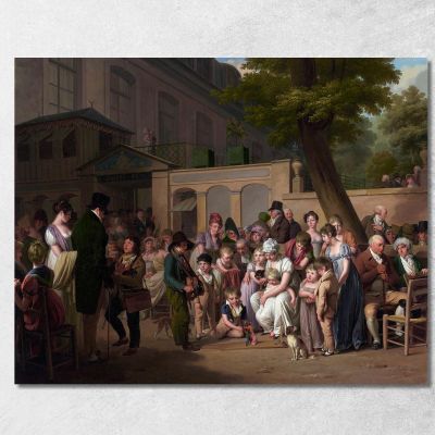 Entrance To The Jardin Turc Louis Léopold Boilly llb6 canvas print 