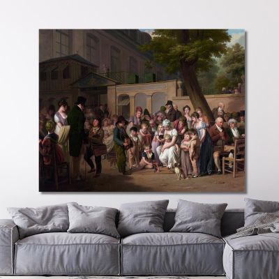 Entrance To The Jardin Turc Louis Léopold Boilly llb6 canvas print 