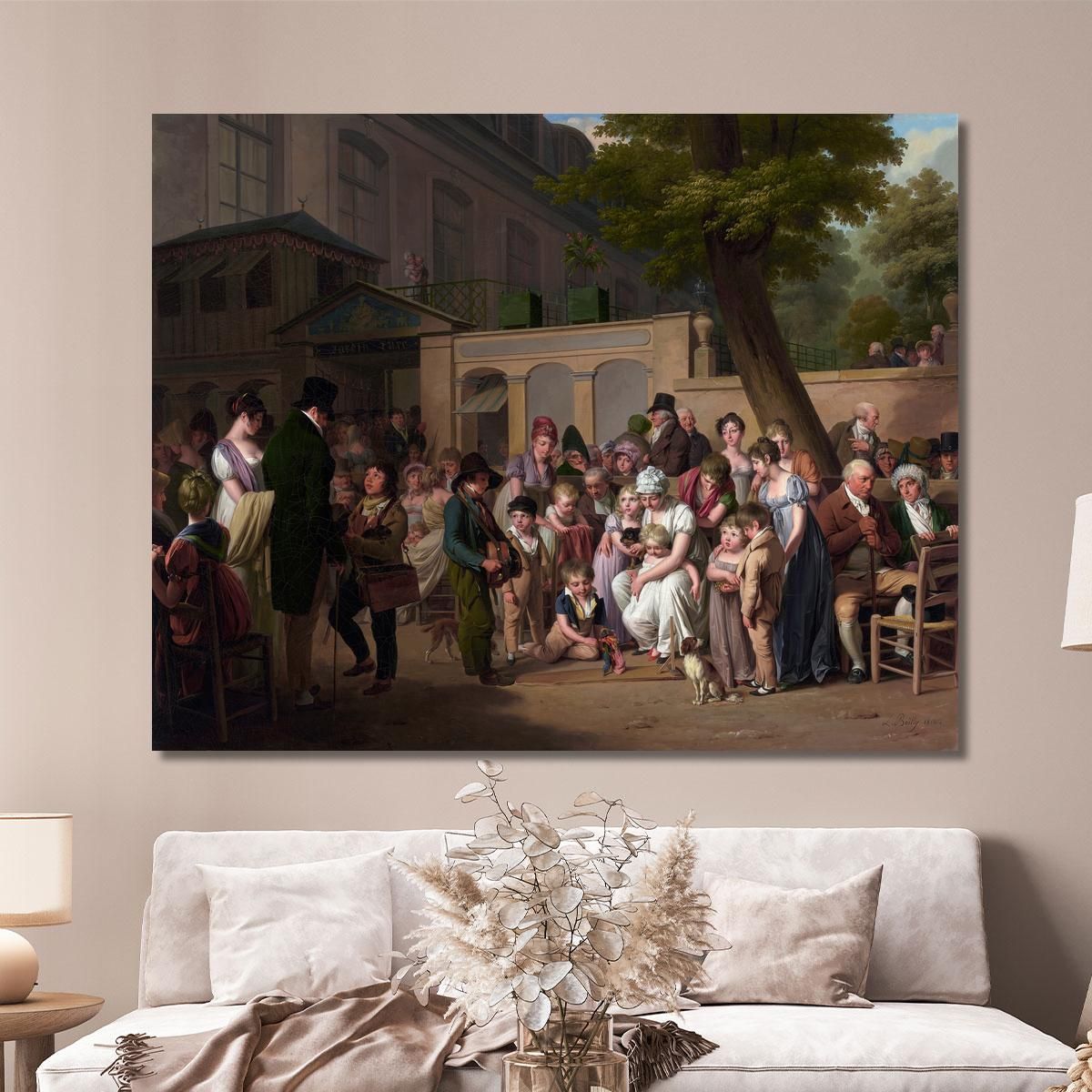 Entrance To The Jardin Turc Louis Léopold Boilly llb6 canvas print 