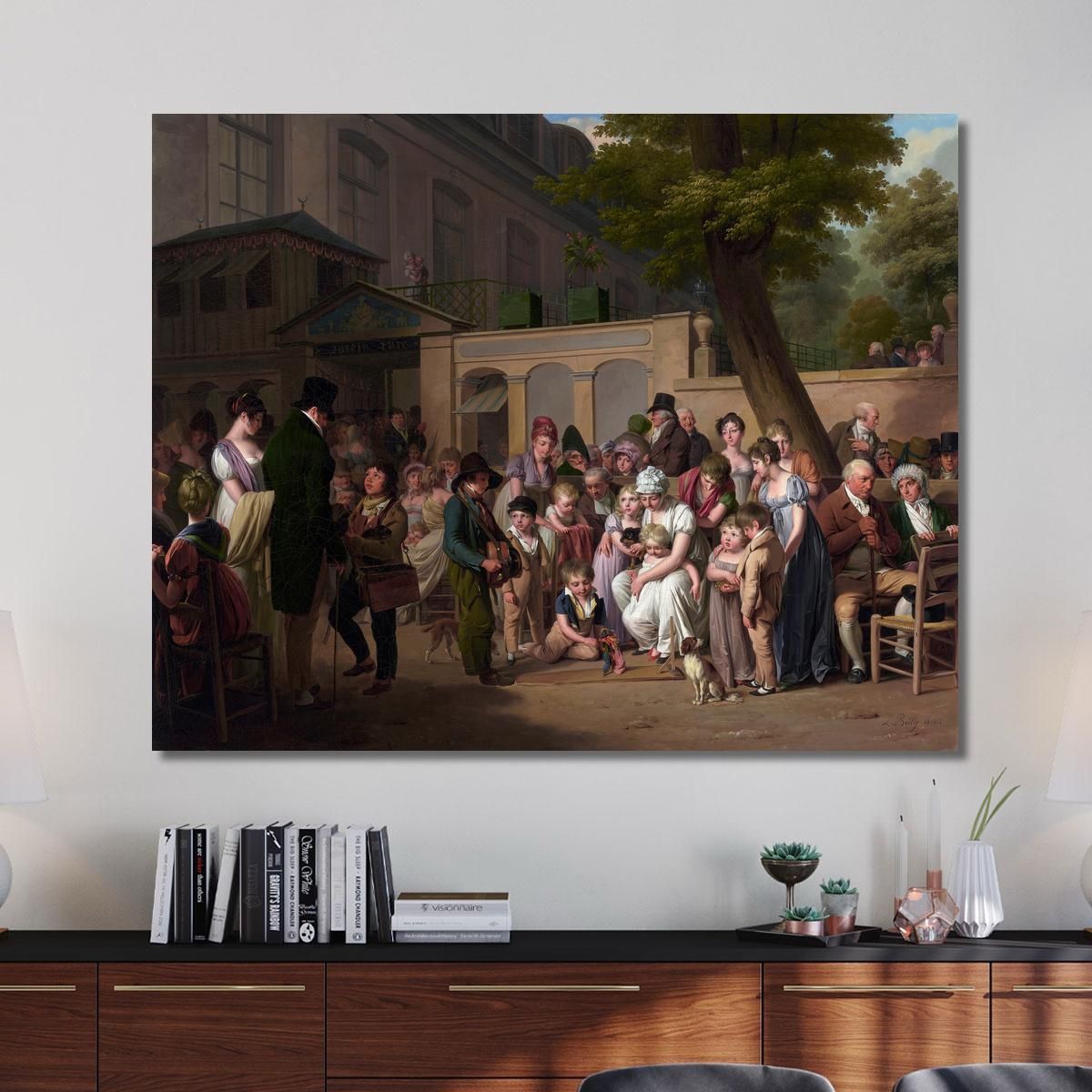 Entrance To The Jardin Turc Louis Léopold Boilly llb6 canvas print 