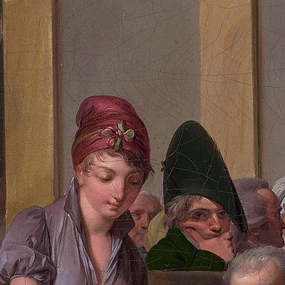 Entrance To The Jardin Turc Louis Léopold Boilly llb6 canvas print