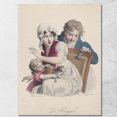 Fear Louis Léopold Boilly llb7 canvas print 
