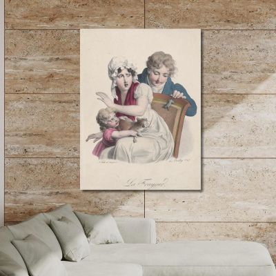 Fear Louis Léopold Boilly llb7 canvas print 