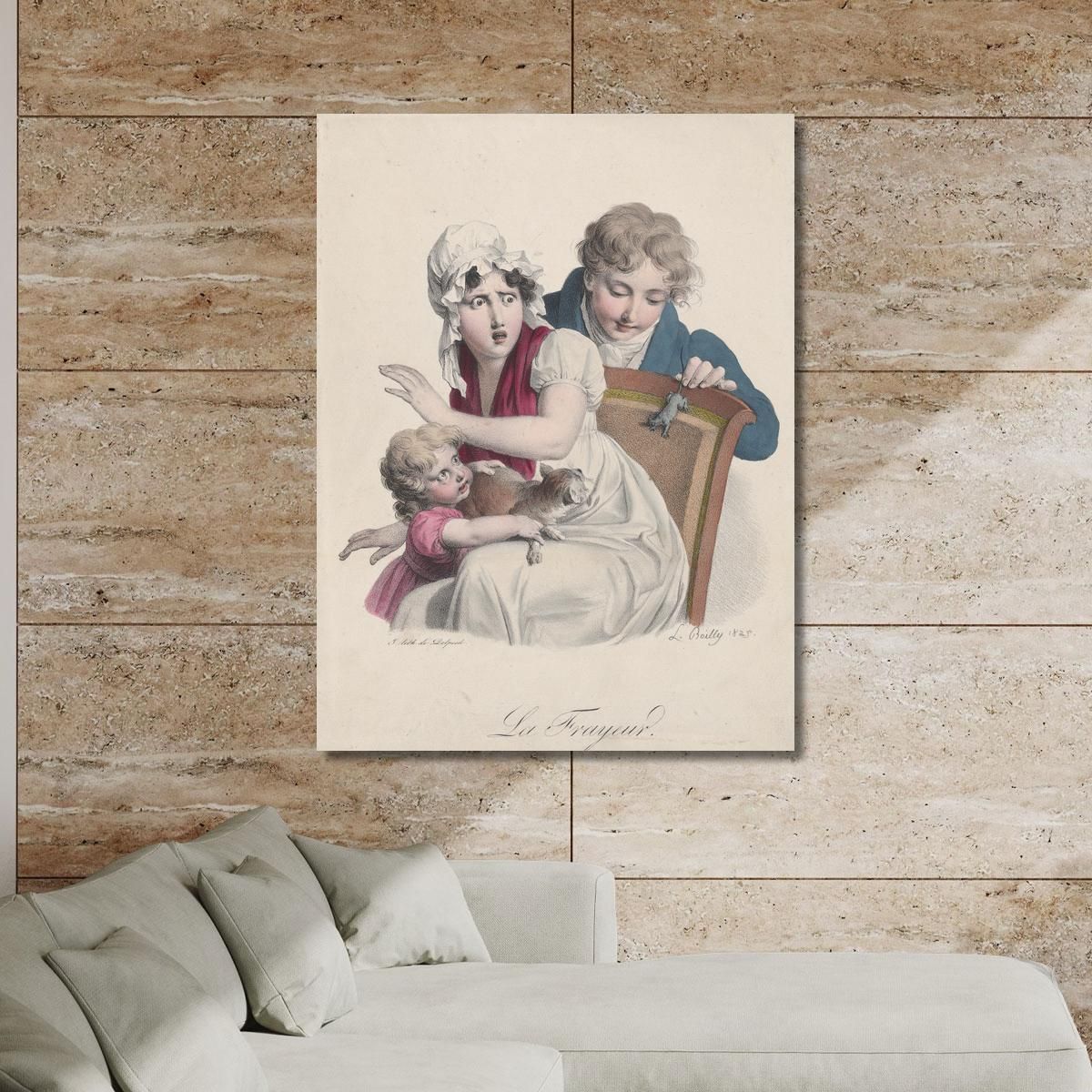 Fear Louis Léopold Boilly llb7 canvas print 