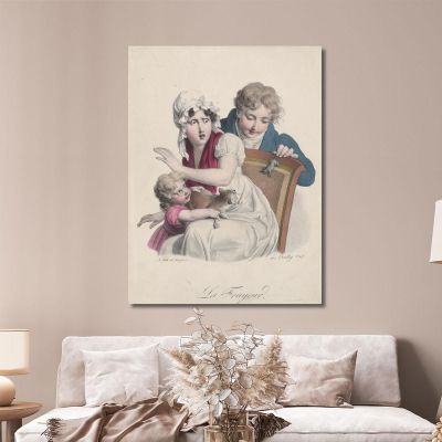 Fear Louis Léopold Boilly llb7 canvas print 