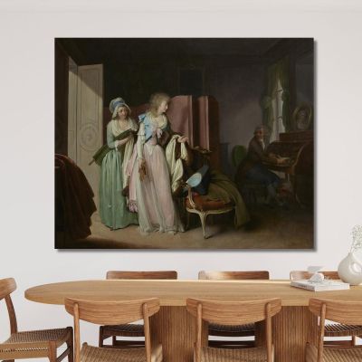 The Visit Returned Louis Léopold Boilly llb13 canvas print 