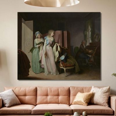 The Visit Returned Louis Léopold Boilly llb13 canvas print 