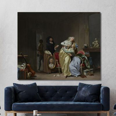 The Sorrows Of Love Louis Léopold Boilly llb20 canvas print 