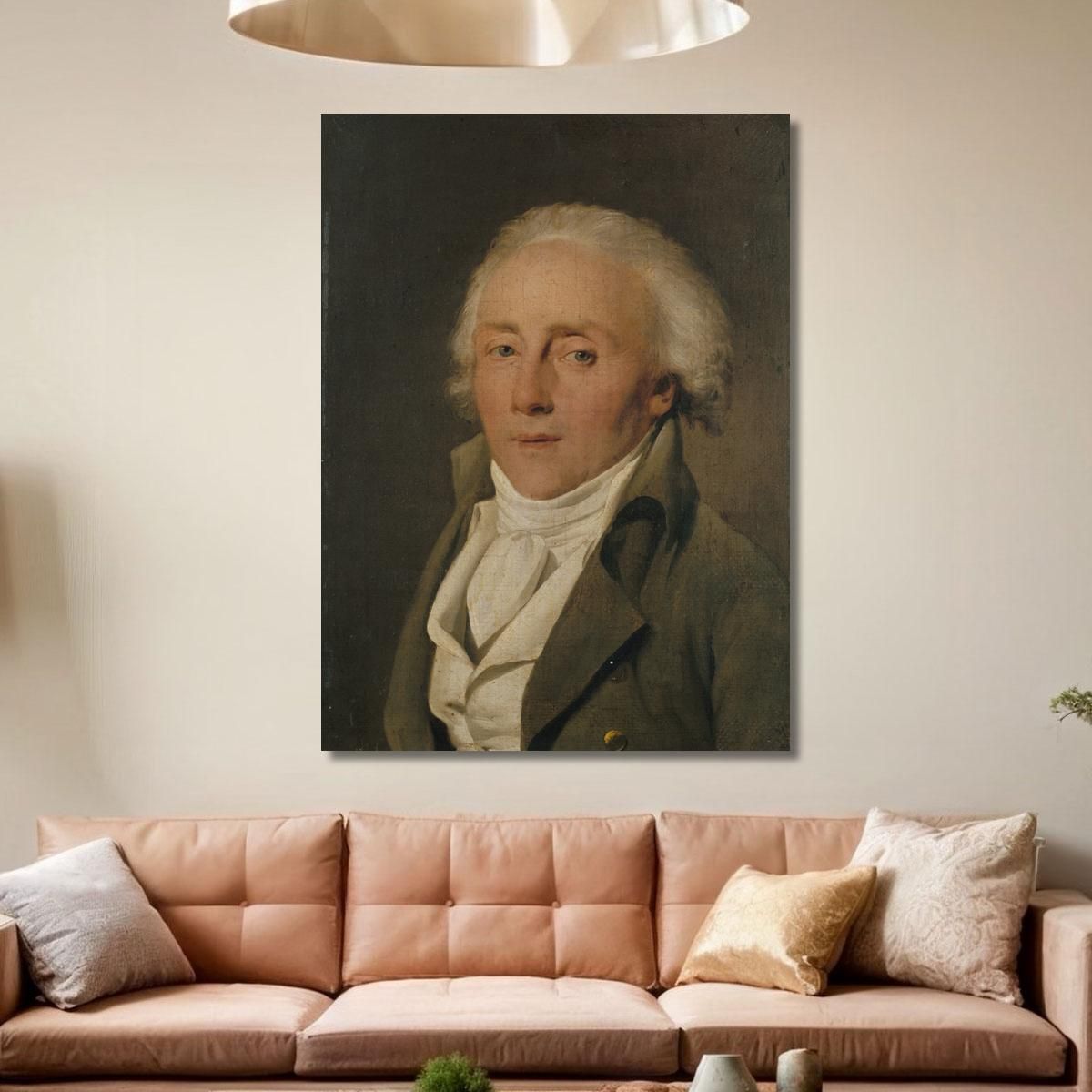 Portrait Of Jean-Baptiste Corsse (1760-1815) Actor Louis Léopold Boilly llb27 canvas print 