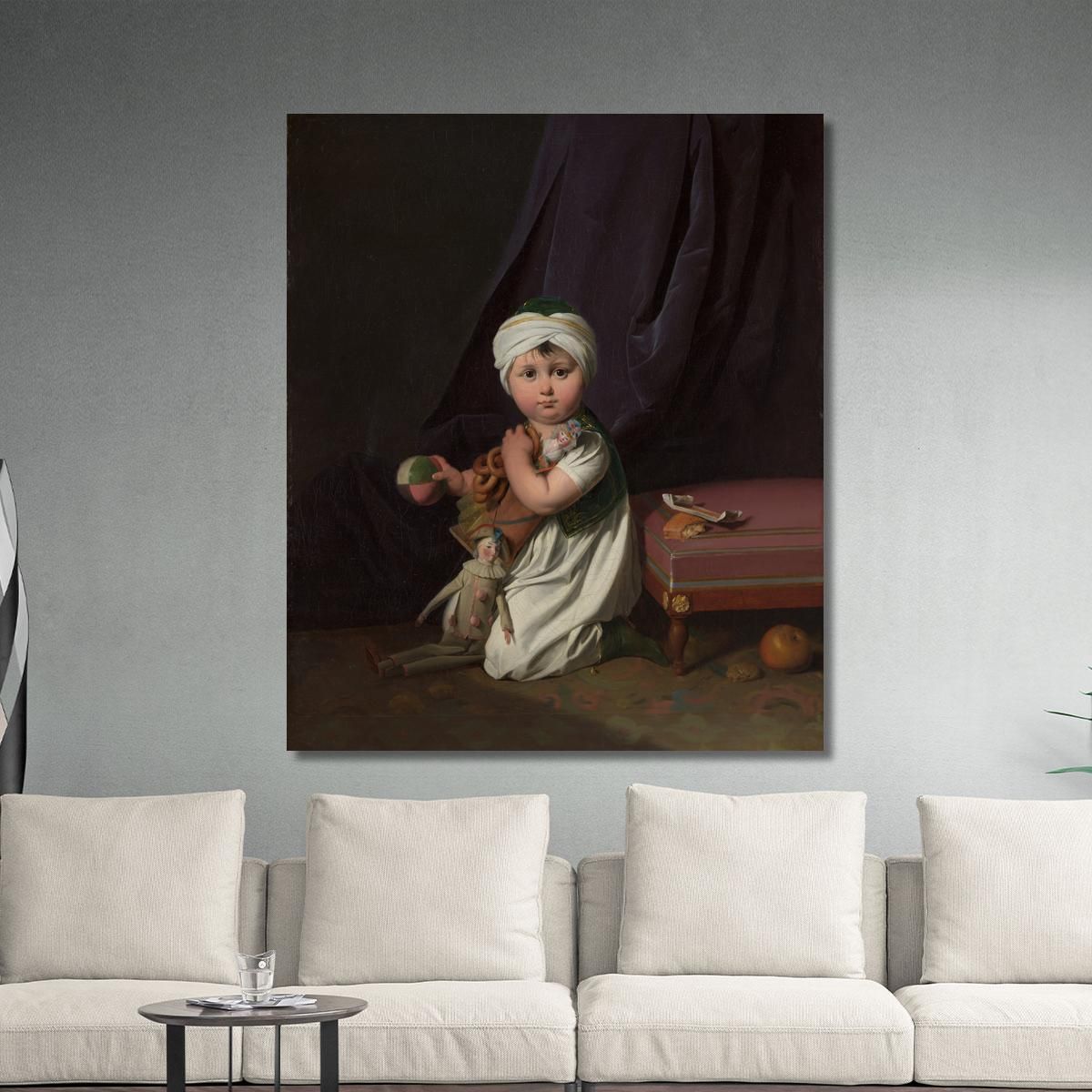 Portrait Of A Boy Louis Léopold Boilly llb36 canvas print 