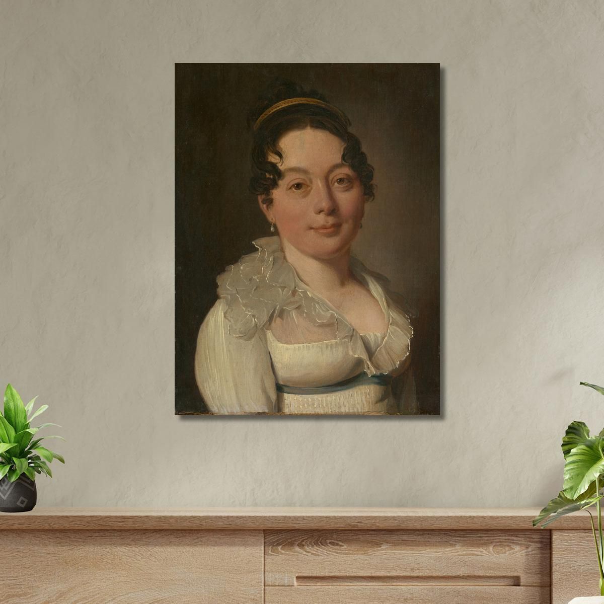Portrait Of A Woman Louis Léopold Boilly llb42 canvas print