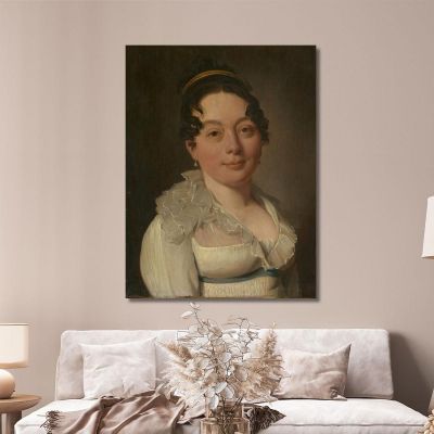 Portrait Of A Woman Louis Léopold Boilly llb42 canvas print  Portrait Of A Woman Louis Léopold Boilly llb42 canvas print