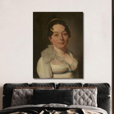 Portrait Of A Woman Louis Léopold Boilly llb42 canvas print  Portrait Of A Woman Louis Léopold Boilly llb42 canvas print