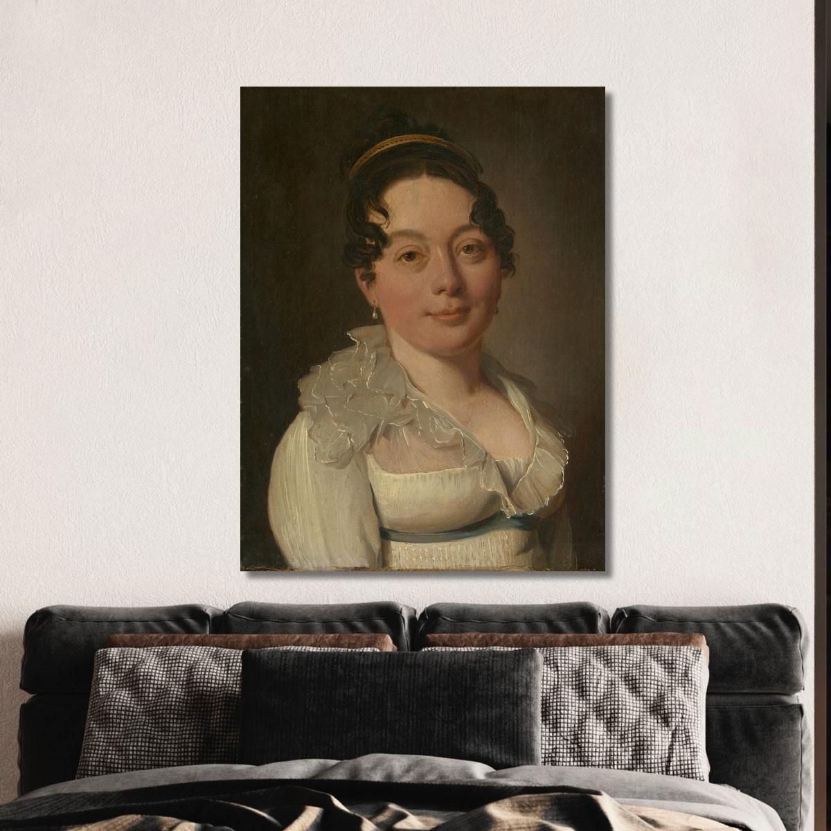 Portrait Of A Woman Louis Léopold Boilly llb42 canvas print
