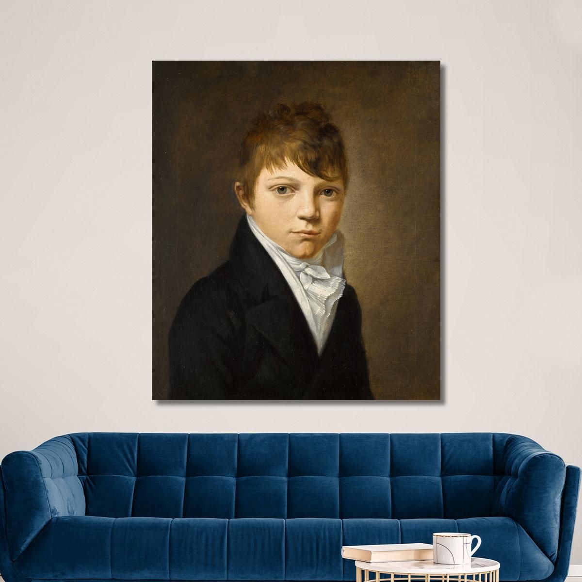 Portrait Of A Young Boy Louis Léopold Boilly llb43 canvas print 
