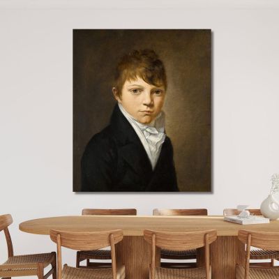 Portrait Of A Young Boy Louis Léopold Boilly llb43 canvas print 