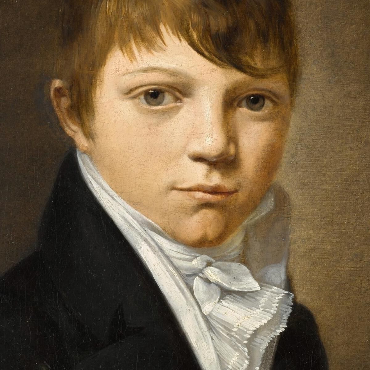 Portrait Of A Young Boy Louis Léopold Boilly llb43 canvas print