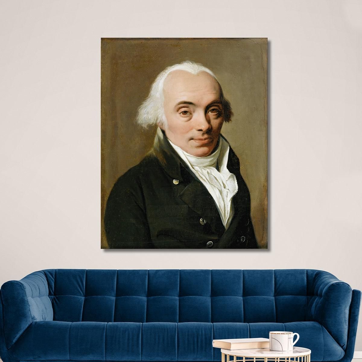 Presumed Portrait Of Alexandre Lenoir Louis Léopold Boilly llb48 canvas print 