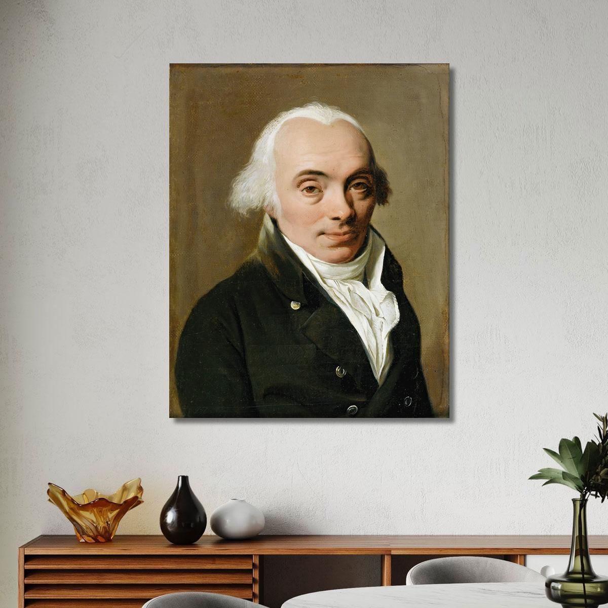 Presumed Portrait Of Alexandre Lenoir Louis Léopold Boilly llb48 canvas print 