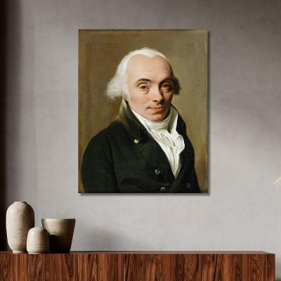 Presumed Portrait Of Alexandre Lenoir Louis Léopold Boilly llb48 canvas print 