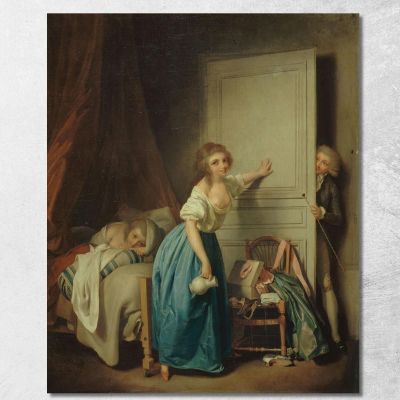 The Indiscreet Louis Léopold Boilly llb56 canvas print 