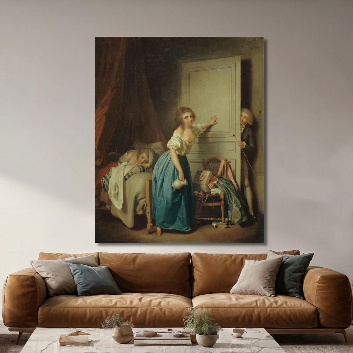 The Indiscreet Louis Léopold Boilly llb56 canvas print 