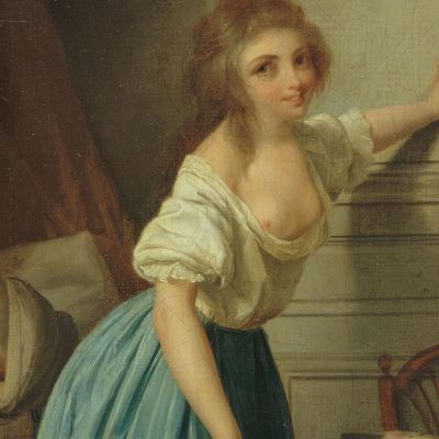 The Indiscreet Louis Léopold Boilly llb56 canvas print