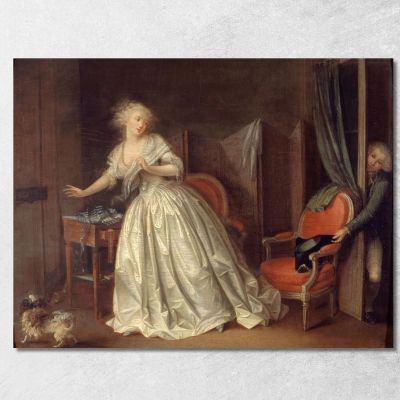 The Precipitate Departure Louis Léopold Boilly llb60 canvas print 