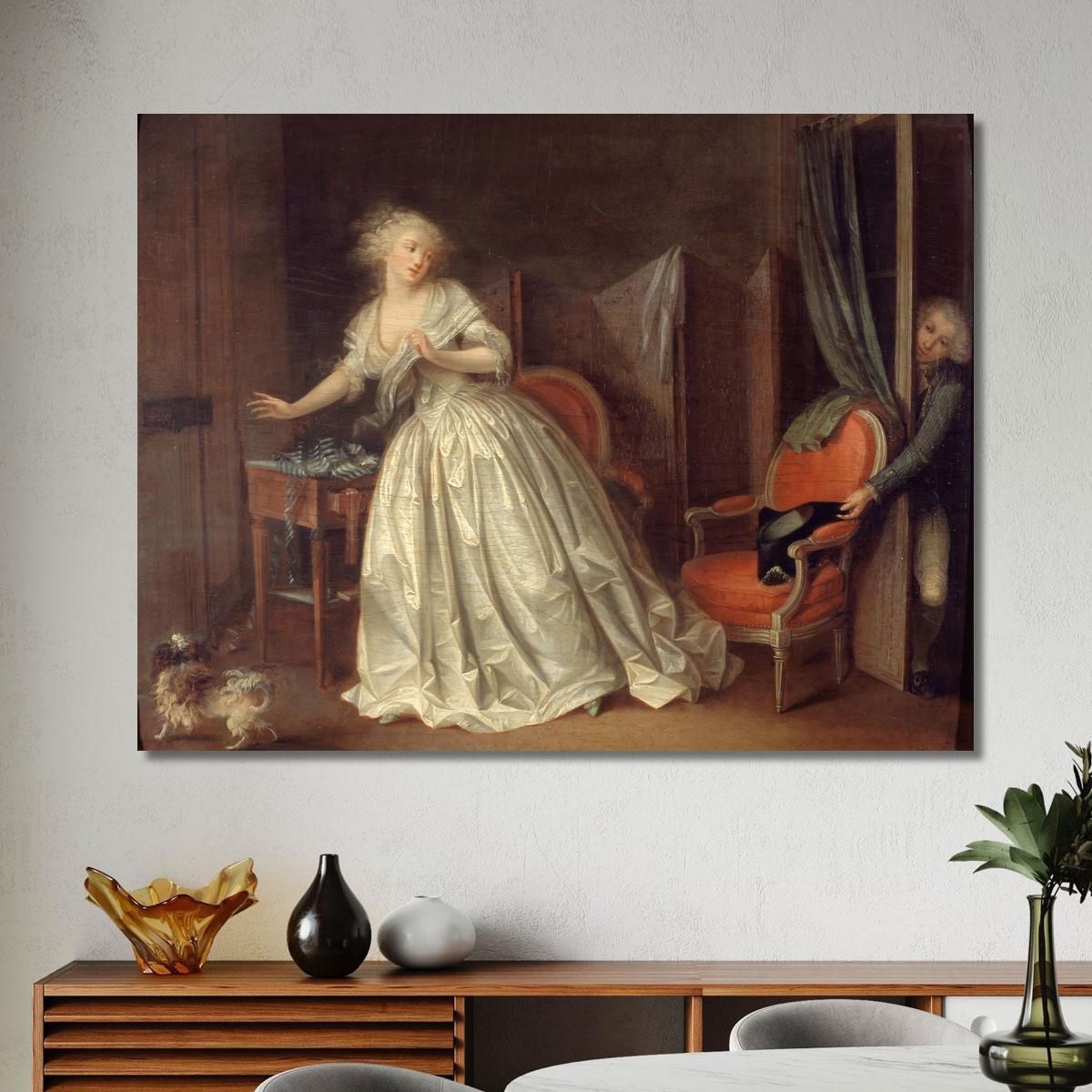 The Precipitate Departure Louis Léopold Boilly llb60 canvas print 