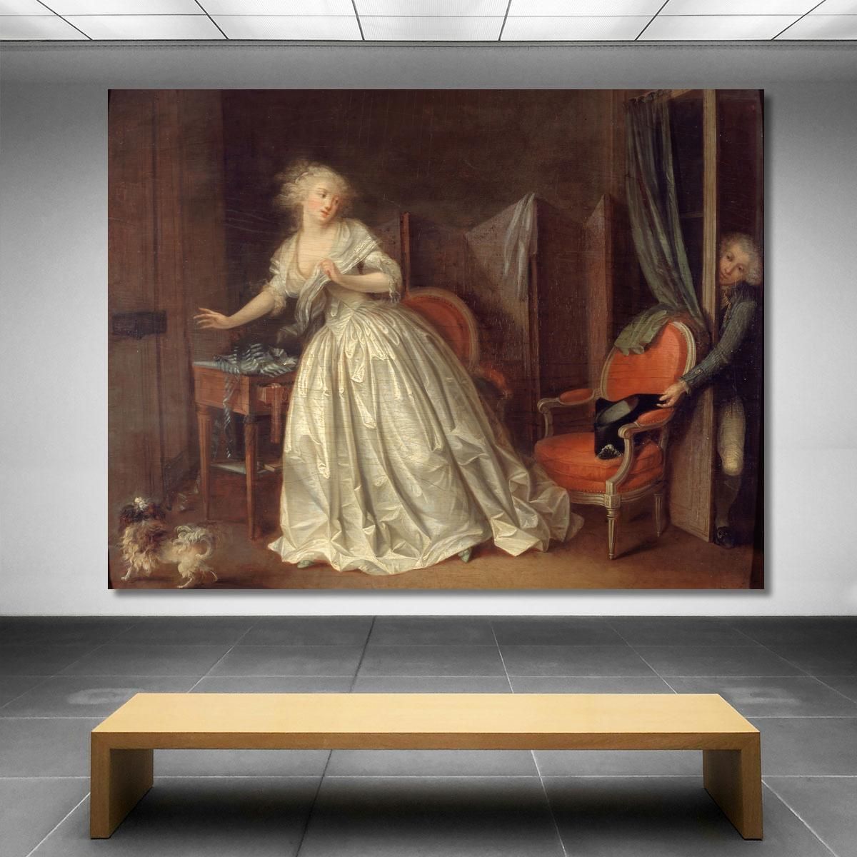 The Precipitate Departure Louis Léopold Boilly llb60 canvas print 