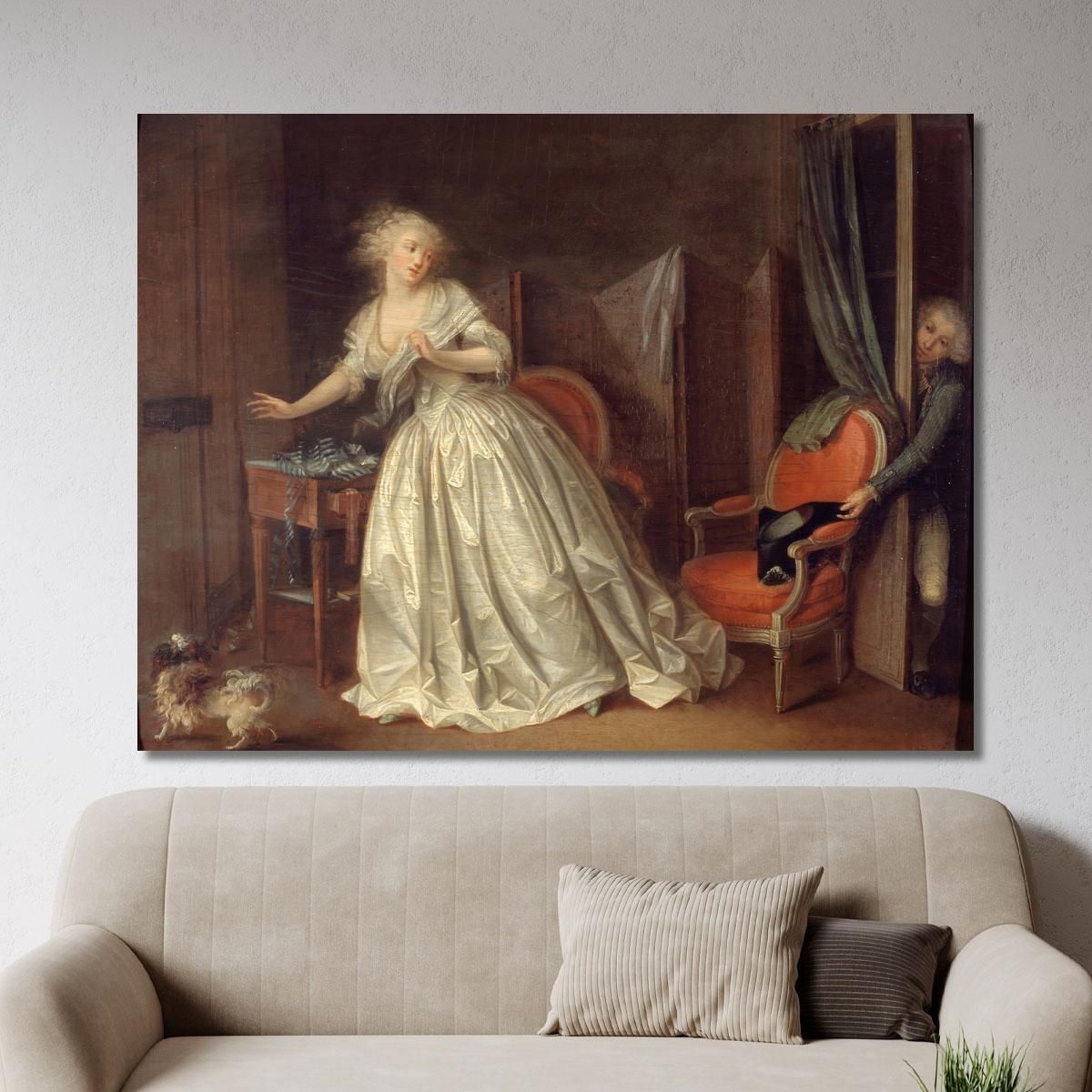 The Precipitate Departure Louis Léopold Boilly llb60 canvas print 