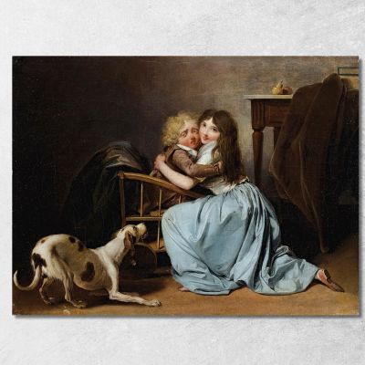 The Unfounded Fear Louis Léopold Boilly llb65 canvas print 
