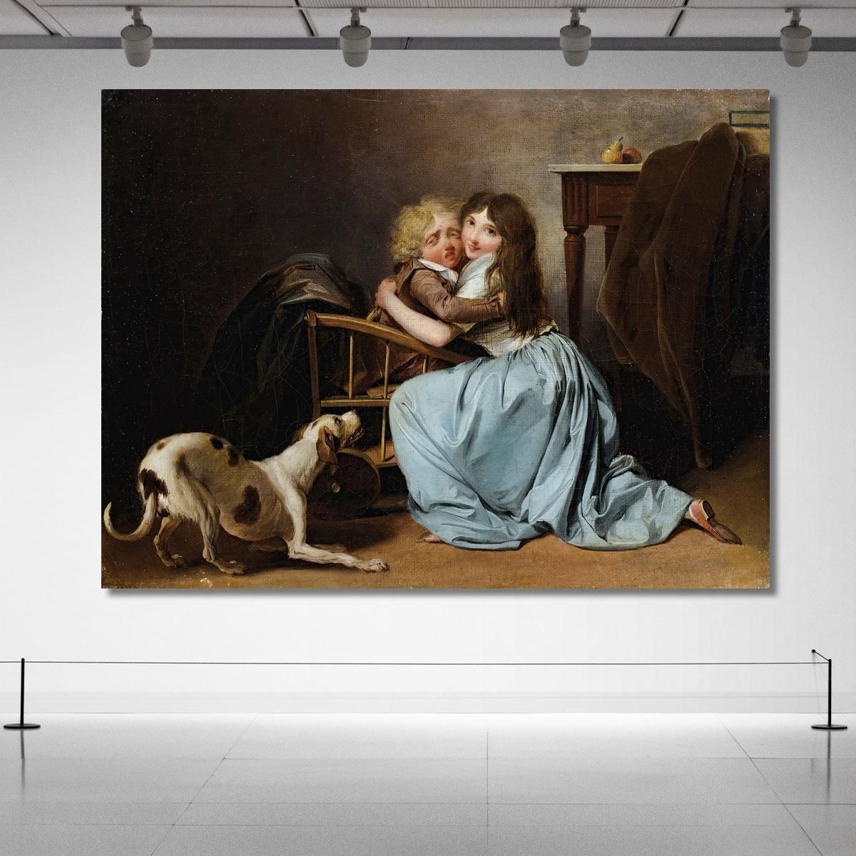 The Unfounded Fear Louis Léopold Boilly llb65 canvas print 