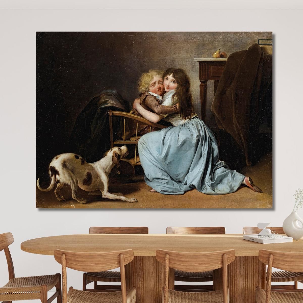 The Unfounded Fear Louis Léopold Boilly llb65 canvas print 