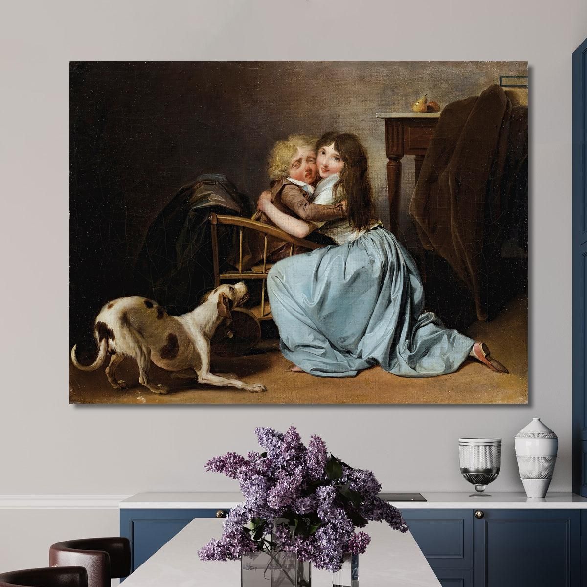 The Unfounded Fear Louis Léopold Boilly llb65 canvas print 