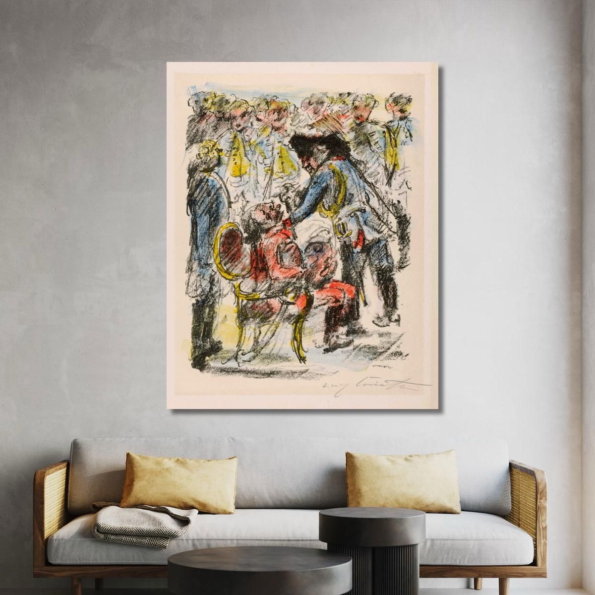 Old Fritz And Old Ziethen ('Just Stay Calm And Sit') Lovis Corinth lcr13 canvas print 