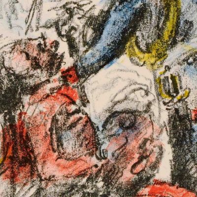 Old Fritz And Old Ziethen ('Just Stay Calm And Sit') Lovis Corinth lcr13 canvas print