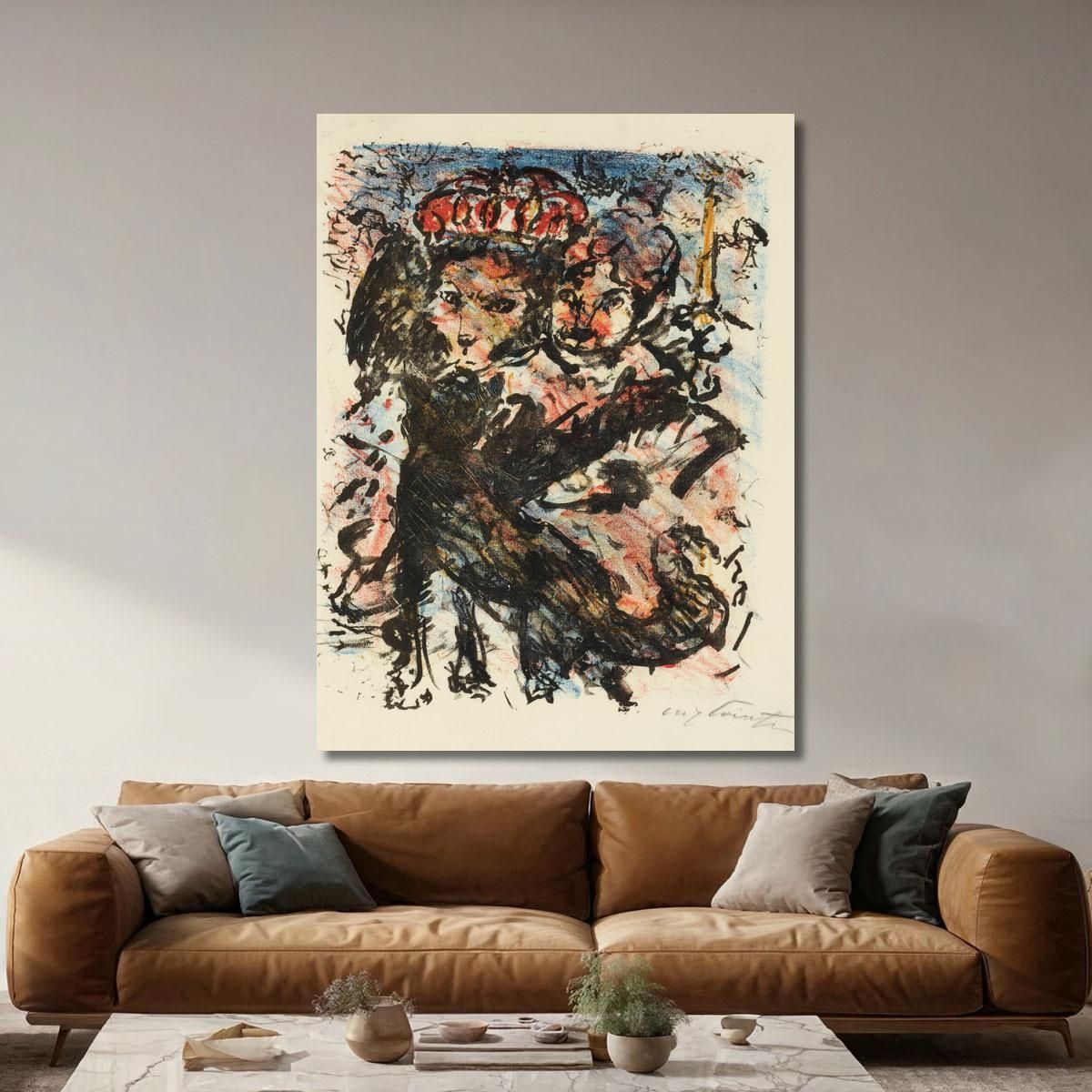 The Lion Noble With His Wife And The Wolf Isegrim Lovis Corinth lcr17 canvas print 