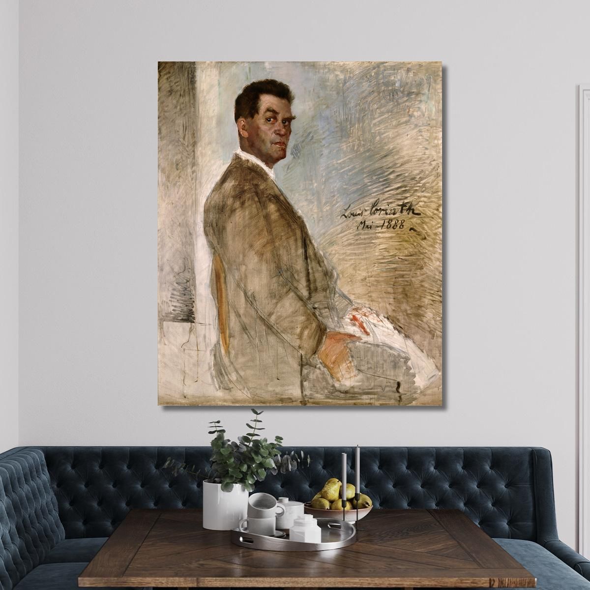 Franz Heinrich Corinth The Artist'S Father Lovis Corinth lcr32 canvas print 