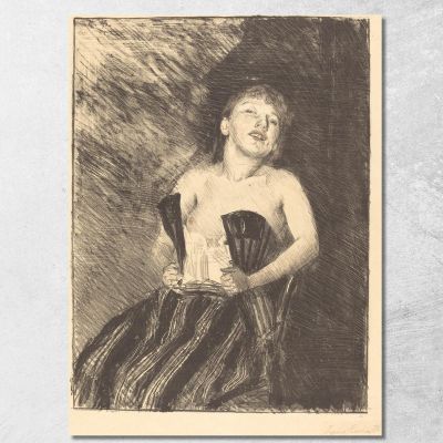 Girl In A Corset Lovis Corinth lcr36 canvas print 