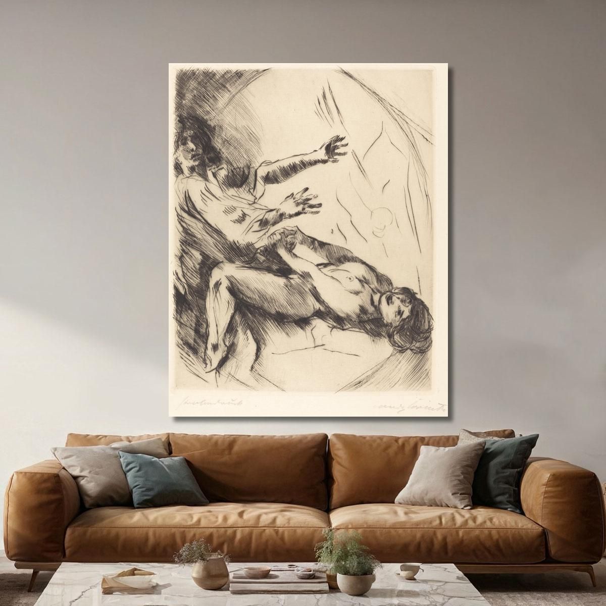 Joseph And Potiphar'S Wife Lovis Corinth lcr49 canvas print 