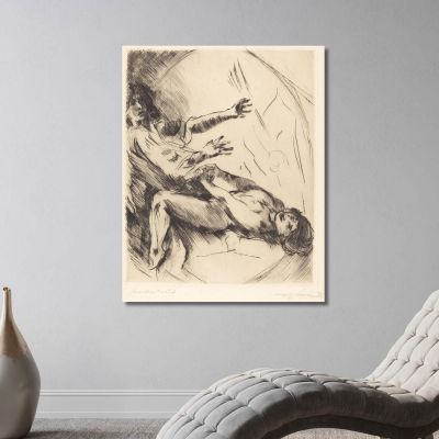 Joseph And Potiphar'S Wife Lovis Corinth lcr49 canvas print 