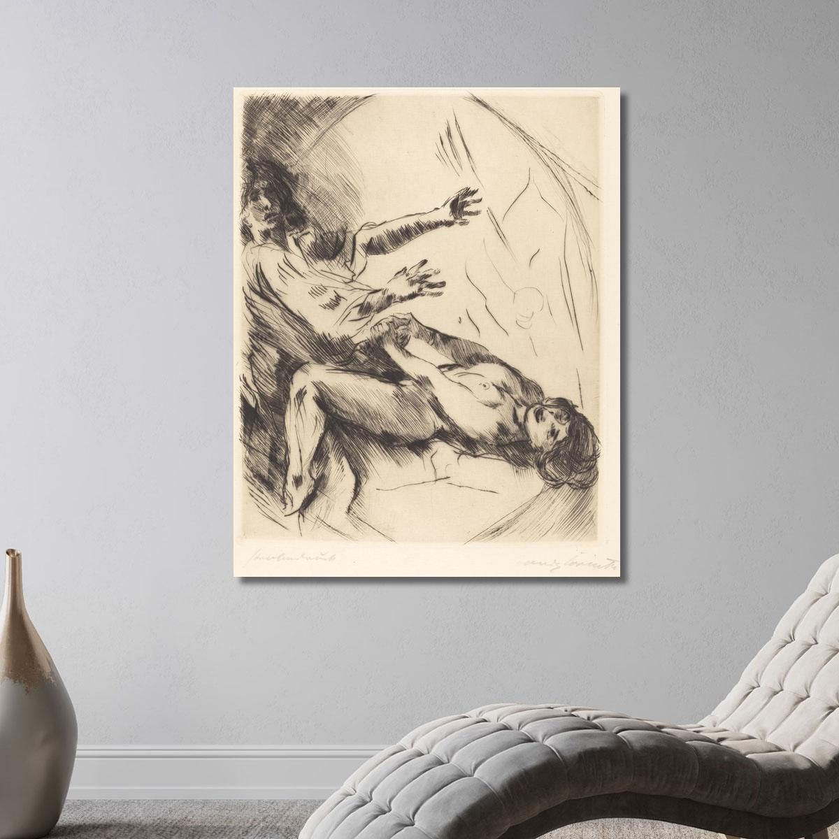 Joseph And Potiphar'S Wife Lovis Corinth lcr49 canvas print 