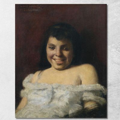 Laughing Girl Lovis Corinth lcr53 canvas print 