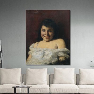 Laughing Girl Lovis Corinth lcr53 canvas print 